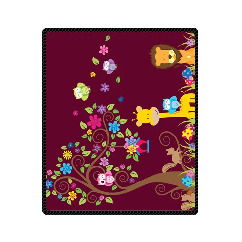 Cartoon Tree Owls Giraffe Customized Unique Fashion Fleece Throw Magnificent Giraffe Print Throw Blanket Cartoon Tree Owls Giraffe Customized Unique Fashion Fleece Throw Magnificent Giraffe Print Throw Blanket
