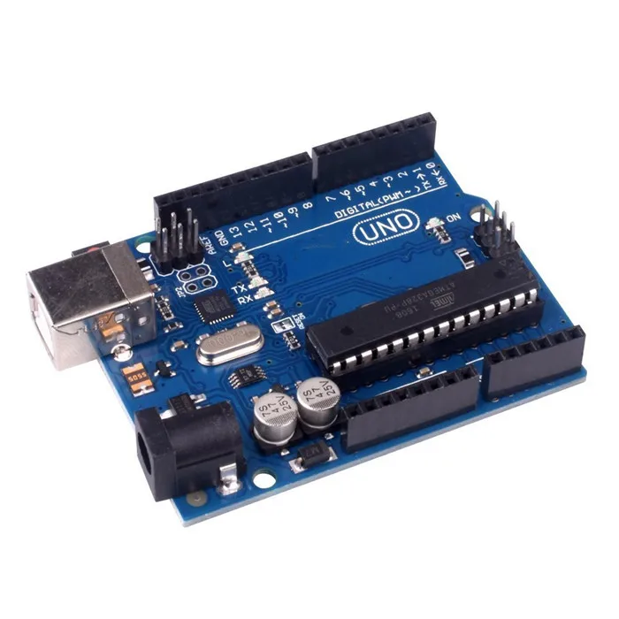 Стартовый набор для Arduino с платой UNO R3 + USB кабель макетная плата LED перемычка