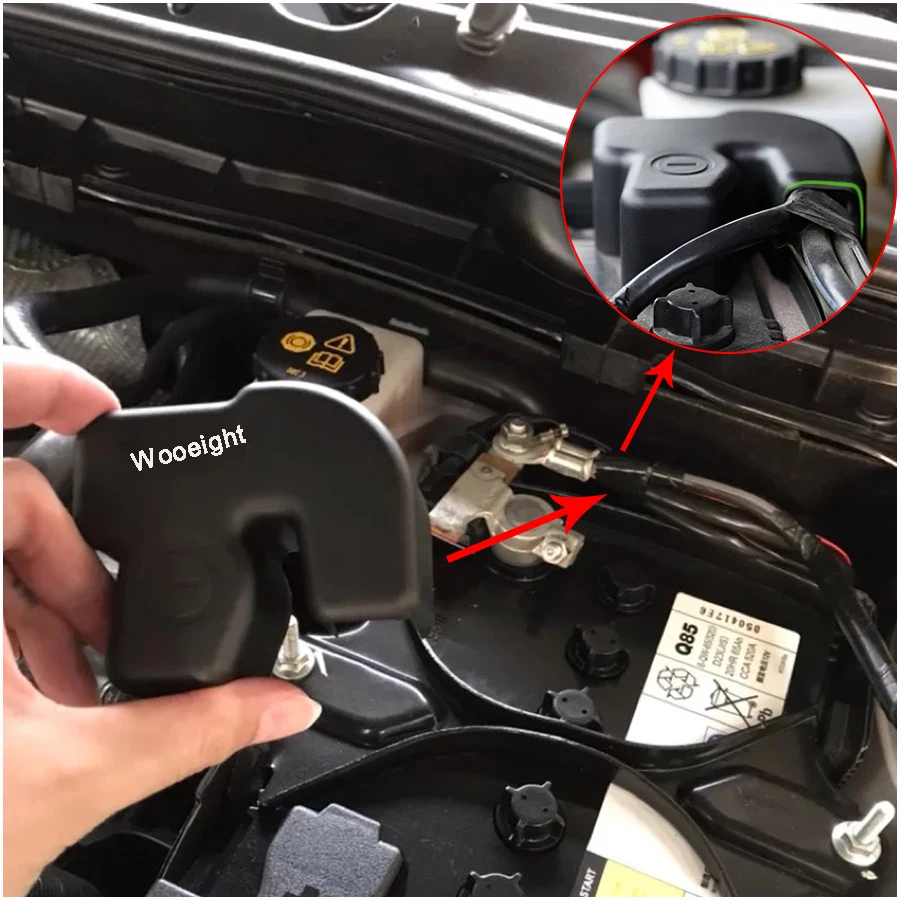 Wooeight автомобильный стиль невоспламеняющийся отрицательный аккумулятор Защитный чехол Чехол для Mazda 3 6 CX-5 Axela Sedan Atenza