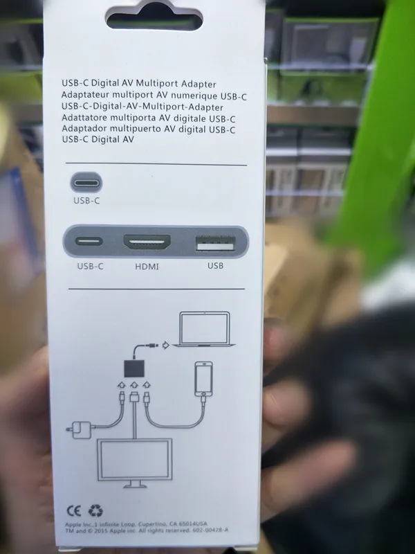 Адаптер зарядного устройства USB 3 0/HDMI/ Type C для Dell Macbook XPS 13|Компьютерные кабели и