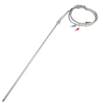 

2 Spade Terminal K Type 0-300C Thermocouple Temperature Sensor Probe 5.6Ft