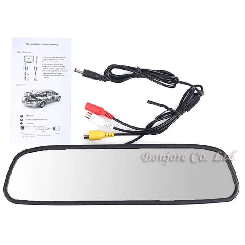 

YeHeng store Universal 4.3 inch 800 x480 LCD car rear view reverse backup parking Mirror Monitor display , Fast Free Shipping