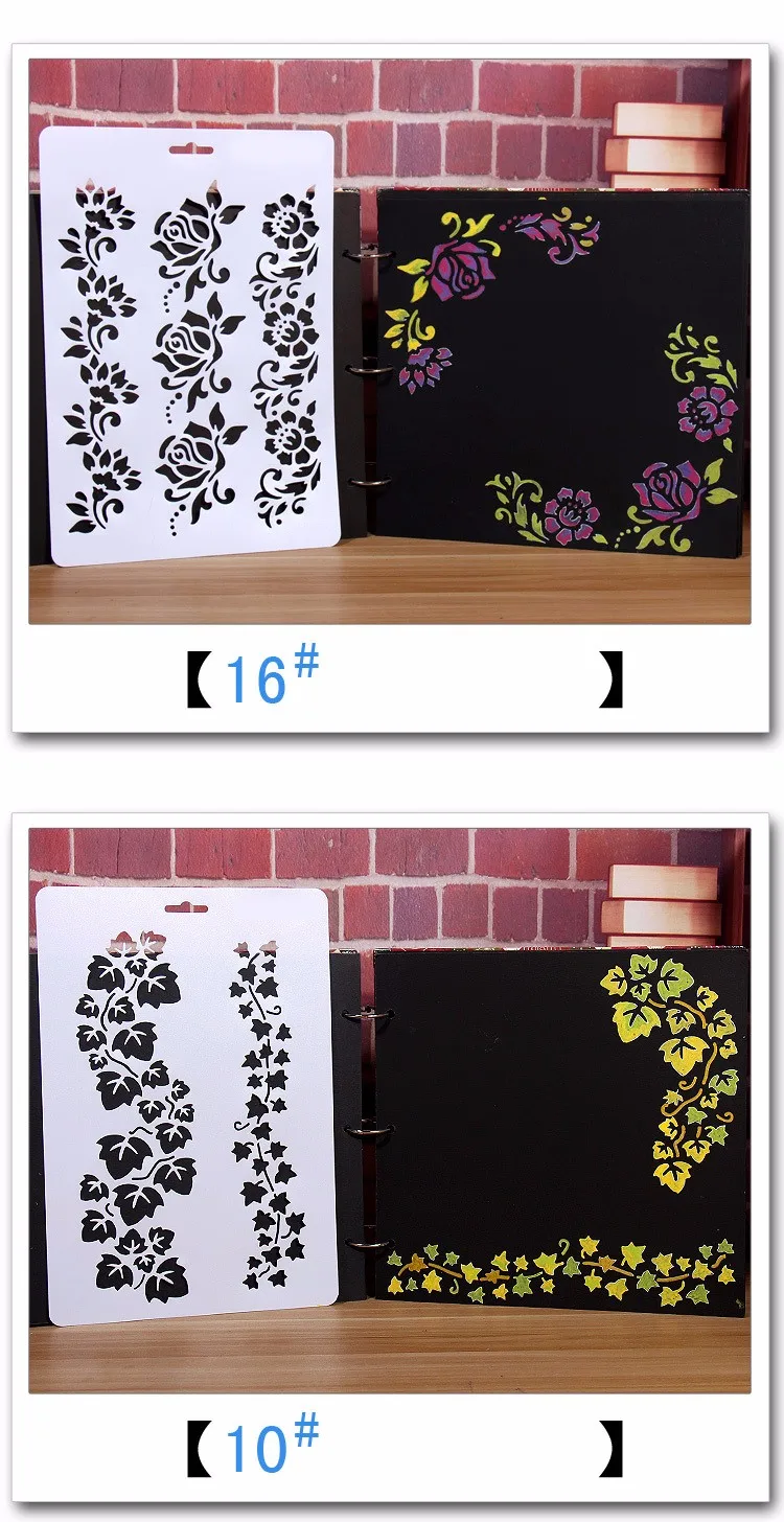Корейская школьная линейка Art трафареты для рисования DIY инструмента декоративные граффити линейка с трафаретами для детей dokibook поставок