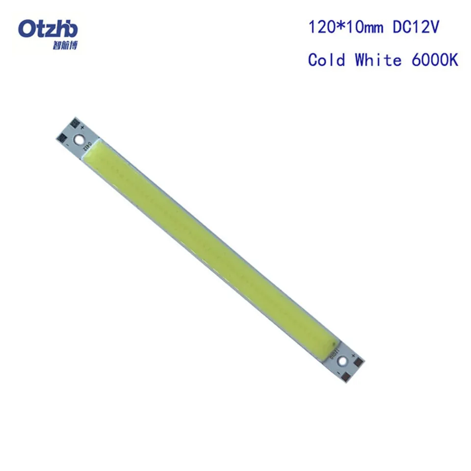 2 шт DC 12V 5W светодиодные cob полосы света красный зеленый теплый белый, холодный белый излучающий диод лампы cob цвета для автомобильных ламп
