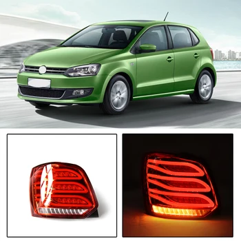 

CAPQX 1 Set For Volkswagen Polo 2011-2016 LED Rear Light Tail Light Assembly Rear Brake Taillight Car Accessories Tail Lamp