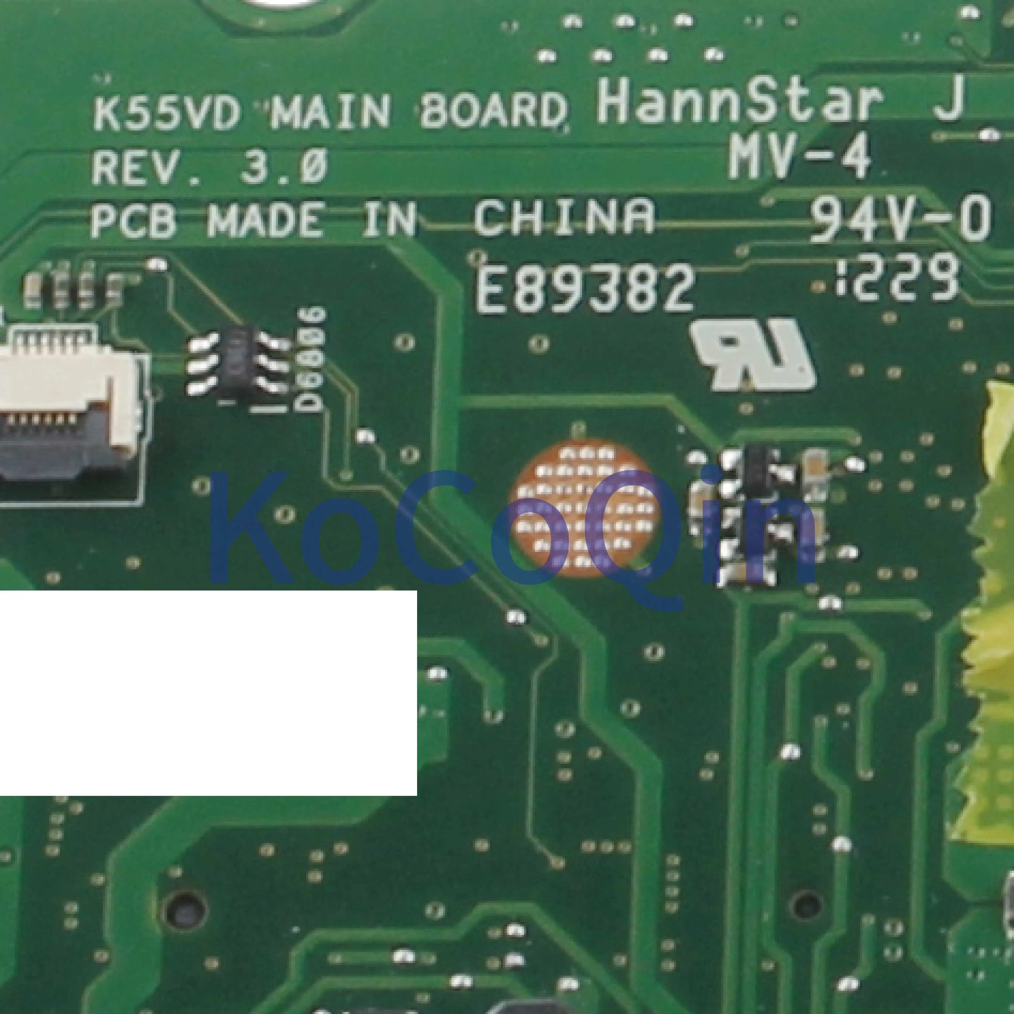 Kocoqin-placa-mãe para Computador Portátil para Asus K55vd K55a A55vd F55vd K55v K55 Rev: 3.0 Slslj8e - Imagem 4