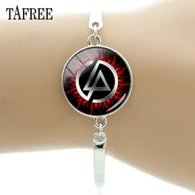 TAFREE Новое поступление Linkin Park браслеты Linkin Park логотип стеклянный купол для ювелирных украшений кулон браслет для мужчин и женщин вечерние подарок LK30