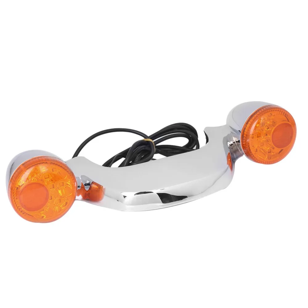 

Chrome Rear LED Brake Light Turn Signal Bar For Harley Touring Street Road Glide 10-16 New