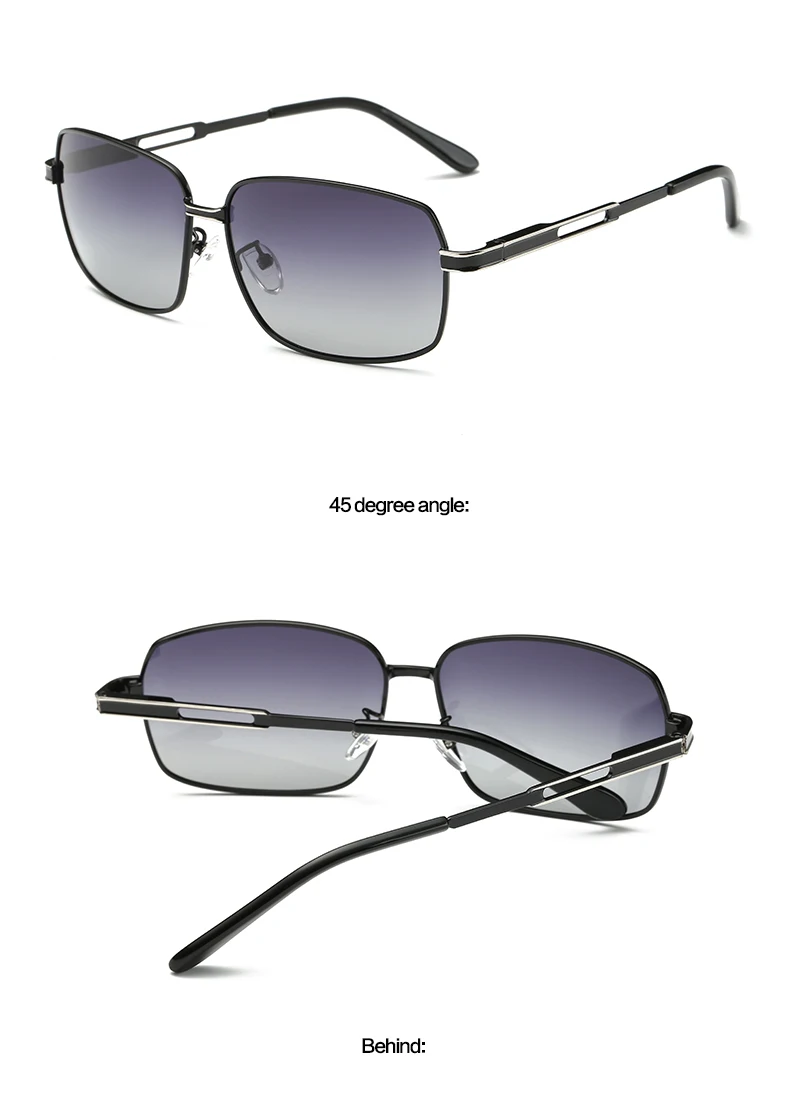 Роскошные высококачественные модные поляризационные солнцезащитные очки для мужчин, фирменный дизайн, винтажные негабаритные солнцезащитные очки в стиле ретро 92611D