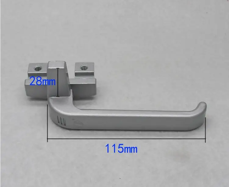 Черный, белый алюминий серого цвета внешняя ручка для створчатого окна ручка блокировки окна
