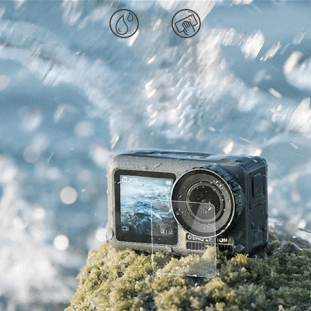 1 комплект взрывозащищенный ТПУ экран+ Защитная пленка для объектива для DJI OSMO экшн-камеры TPU для DJI Osmo аксессуары для экшн-камеры L0528