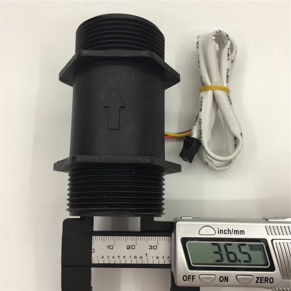 2шт 1 1/2 &quotDN40 воды пластик Холла турбины Датчик потока|flow sensor|turbine flow sensorturbine |