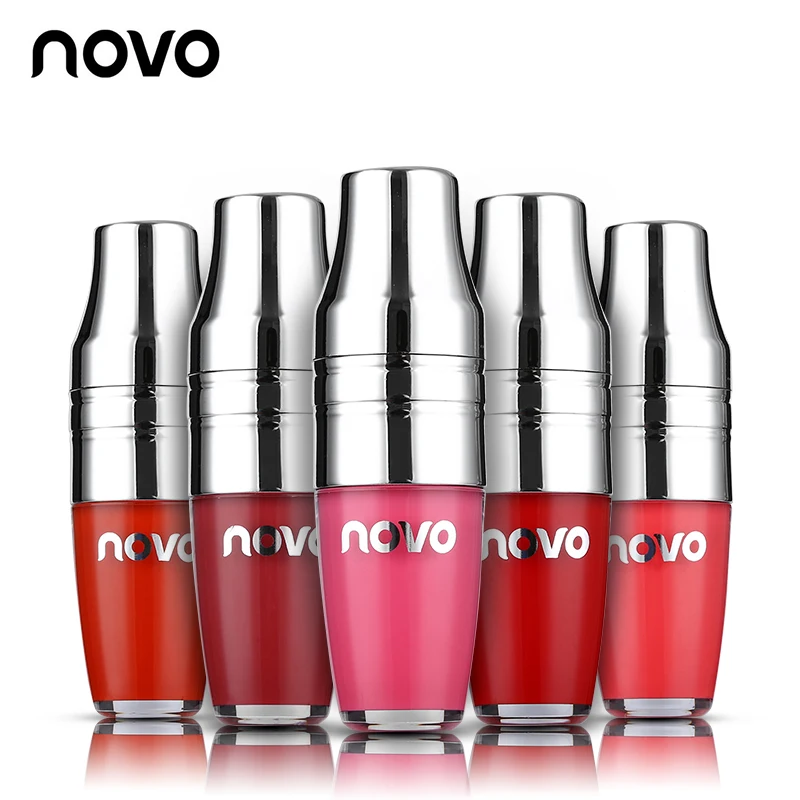 

NOVO Velvet Matte Lip Gloss Liquid Lipstick Makeup 24 Hours Long Lasting Moisturizing Lip Stick Gloss Rouge Lip Glaze