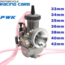 PWK карбюратор 33 34 35 36 38 40 42 мм Racing Carb Универсальный 2T 4T двигатель Dirt Bike Мотокросс Мотоцикл Скутер ATV Quad