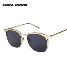Fashion Square gafas de Sol de Las Mujeres de Los Hombres 2017 Marca Diseñador Gafas de Sol de Espejo de Recubrimiento de La Vendimia Mujer Shades UV400 Lunette de Soleil