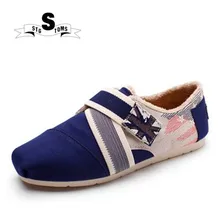 Парусиновая обувь Для женщин осень-зима хлопковая обувь без застежки женские эспадрильи на плоской подошве плюс бархат Теплая обувь женская прогулочная обувь