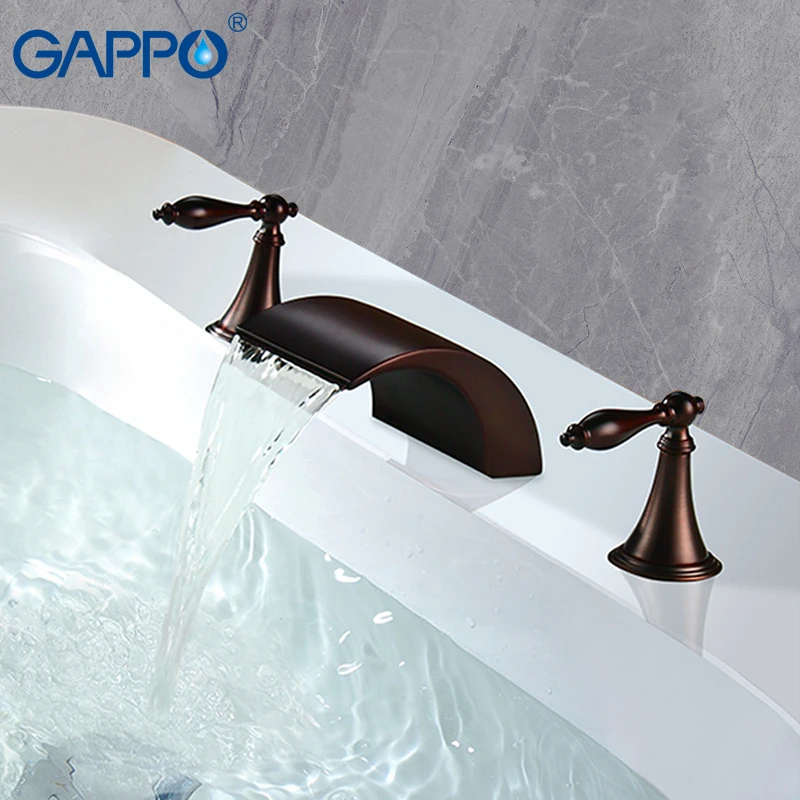 

GAPPO Bathtub Faucets deck mounted Waterfall faucet shower bathtub sink mixer taps Waterfall bathroom bath tub