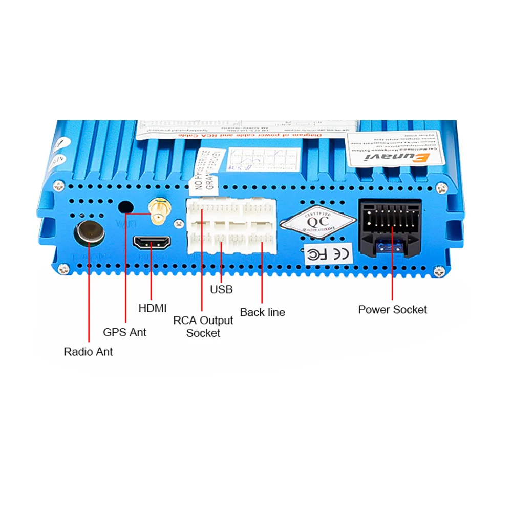 Best Eunavi Android 9.0 CAR GPS For Toyota Universal RAV4 COROLLA VIOS HILUX Terios Land Cruiser 100 PRADO 4G+64G RK3399 2 din 4