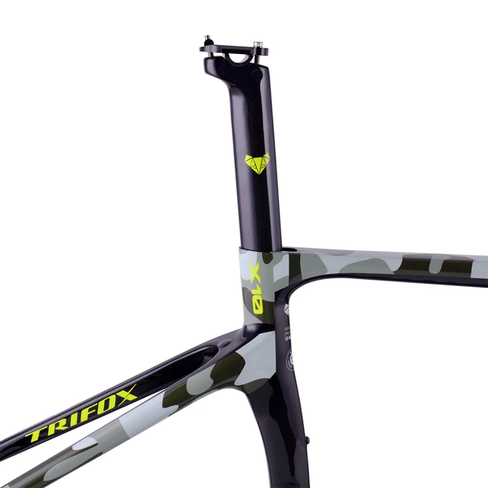 Flash Deal TRIFOX Carbon Frame Di2 Machinery MTB Frame Mountain Bicycle Frameset Carbono Frames Can customize 4