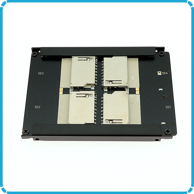Оптовая продажа 4 SD RAID на SATA адаптер 2 5 &quotHDD кронштейн с Quad SDHC SDXC 22pin