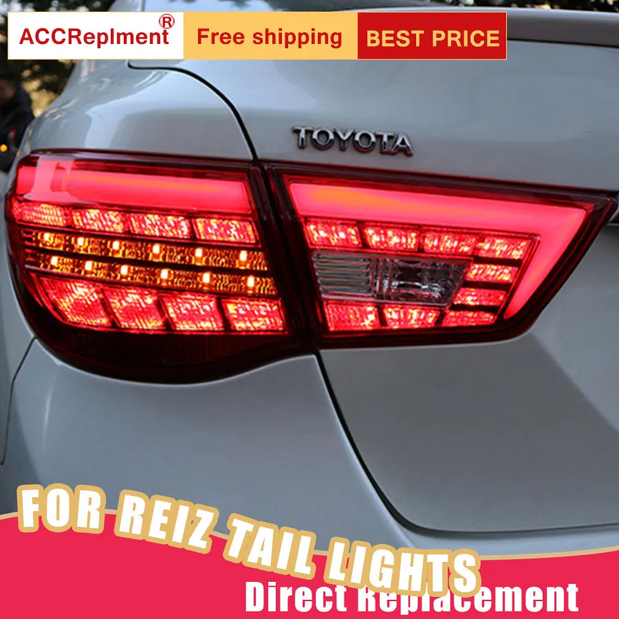

Car Styling LED Tail Lamp for Toyota Mark X Tail Lights 2013-2017 for Reiz Rear Light DRL+Turn Signal+Brake+Reverse LED lights