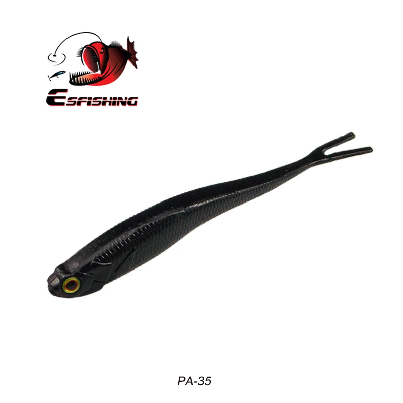 Esfishing рыболовные приманки Real Shad 130 мм 6 шт. пластиковые приманки Китай Swimbait снасти Swimbait Shad приманки для рыбалки форели - Цвет: PA35