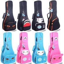 Портативный 23 24 концертные Гавайские гитары сумка маленькая гитара рюкзак Водонепроницаемый Мягкий gig мягкий чехол мягкий gig cover девочка мальчик дети милый подарок