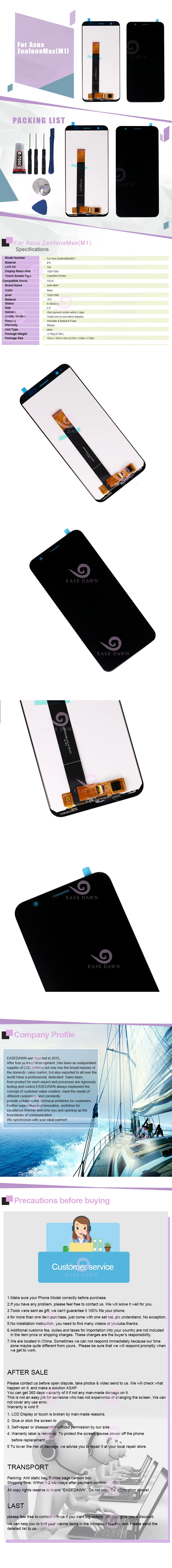 Для Asus ZenfoneMax(M1) ZB555KL X00PD ЖК ips экран дигитайзер сборка Замена Ремонт Запасные части для Asus дисплей