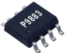 P9883 , série e de conjunto completo LED controle IC Dual - fios de sinal , sinal de ponto de transmissão