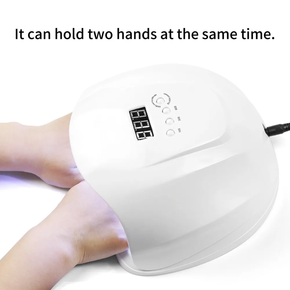 

54W UV LED Nail Lamp Nail Dryer for Curing Nail Gel Polish Manicure Machine with Timer button Sensor Nail Art Tools Ice Lamp