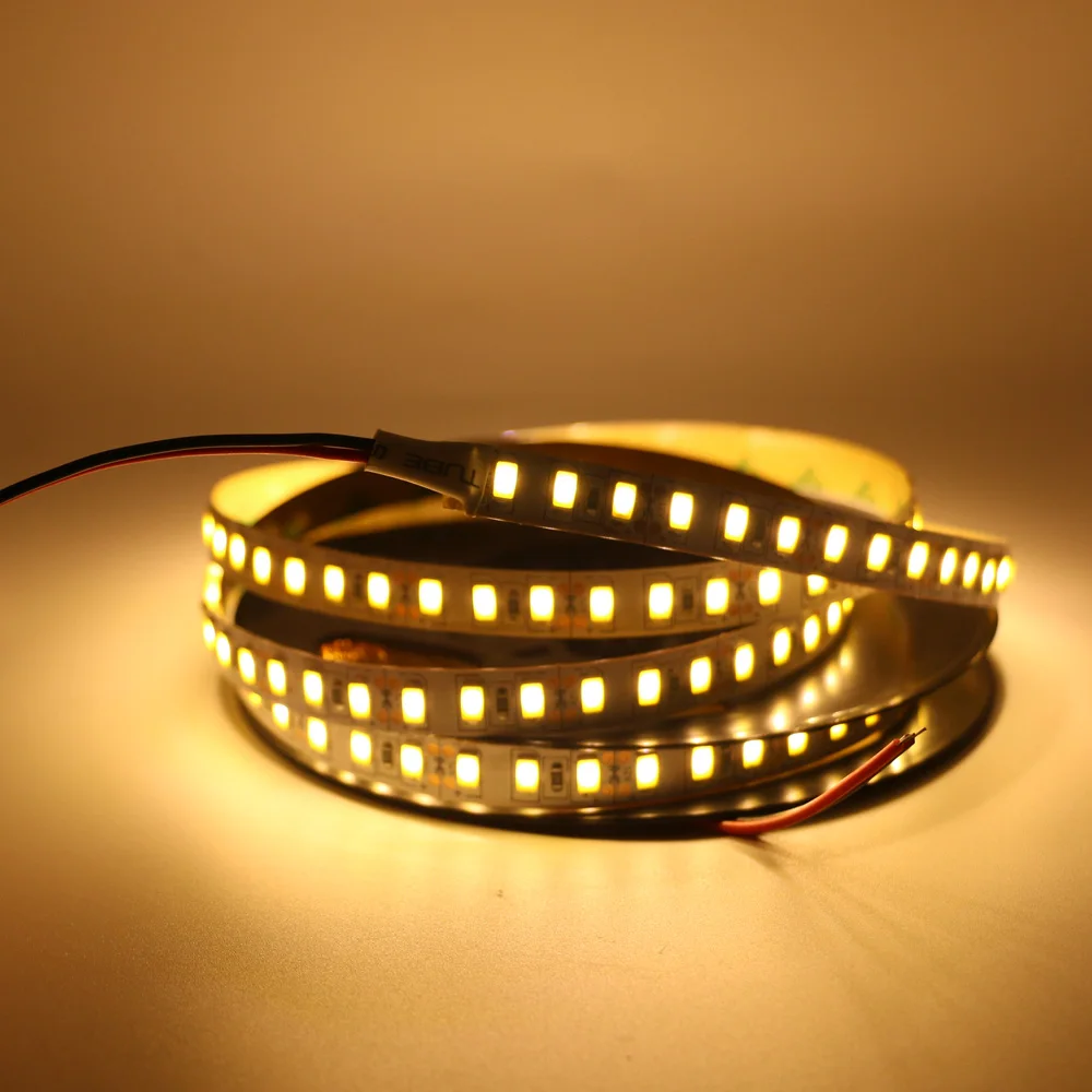 5630 SMD Светодиодная лента 120 светодиодов/м 12 В постоянного тока высокая яркость не