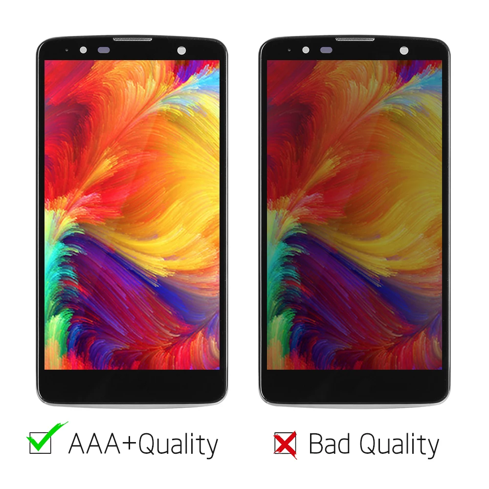 Оригинальный 5 7 '񟡰x720 для LG Stylus 2 Plus K530 K530F K535 ЖК дисплей с кодирующий