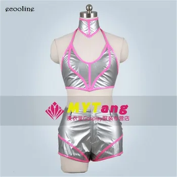 

Black Butler Ran Mao Cosplay Costume Silver Pink Tights Party Fashion Sexy Anime Clothing