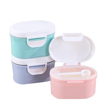 

Baby Food Storage 1 pc Baby Milk powder Storage Formula Dispenser Travel canisters Container food Tank PP Plastic single layer