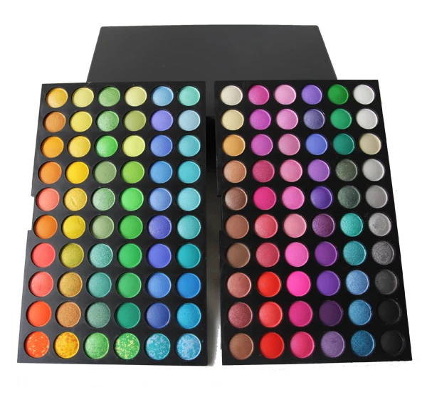 Hot Sale 120 Warm Bright Colors Eye Shadow Make Up Palette Cheap