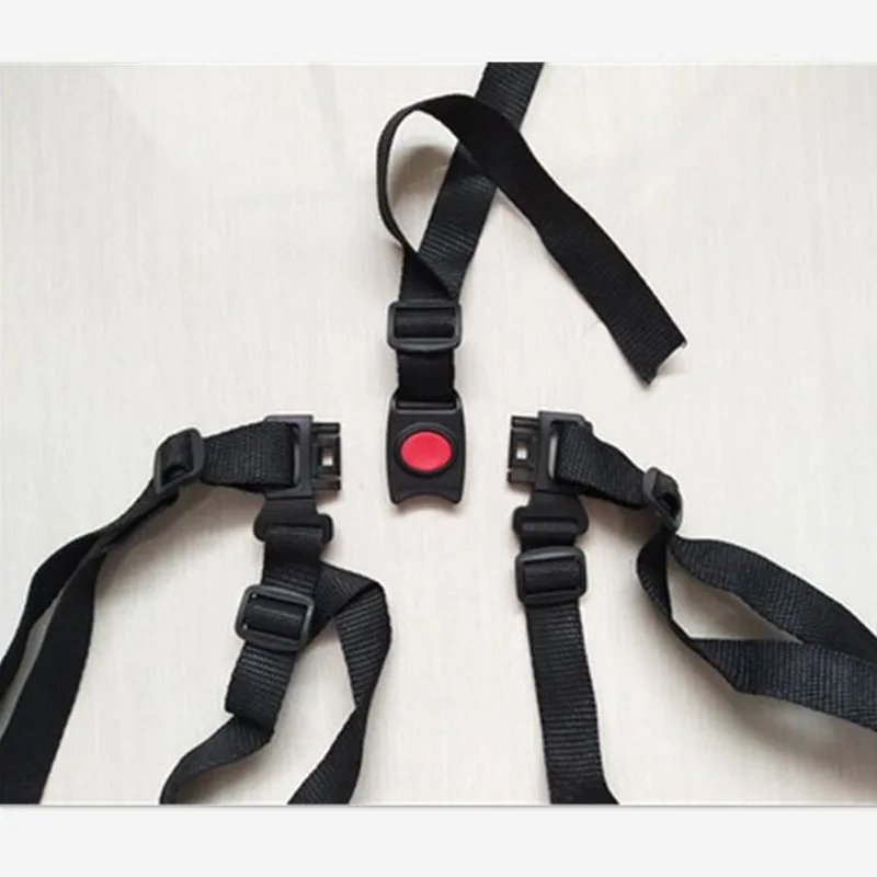 BeisDirect universel 5 points harnais de sécurité ceinture poussettes  réglable landau Buggy enfants enfant poussette chaise haute ceinture de  sécurité (Blanc) : : Bébé et Puériculture