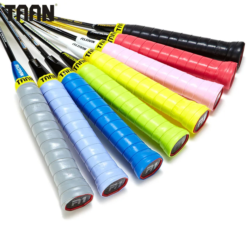 10 قطعة/الوحدة ماركة الريشة الطعان تنس overgrip عالية الحساسية 0.6 ملليمتر العصابة الريشة اكسسوارات TW950