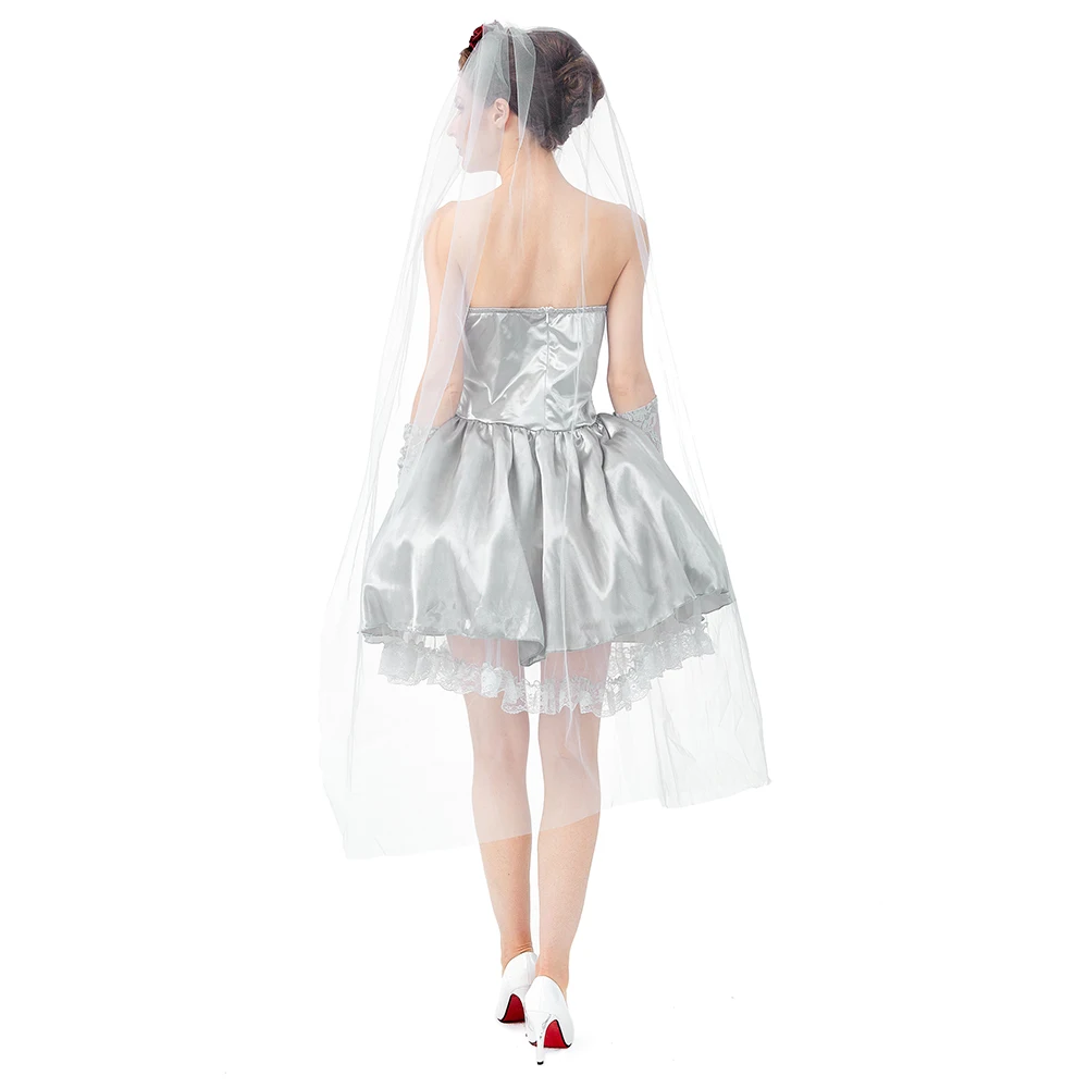 

Halloween Adult COS Ghost Bride Parent-child Wear Masquerade Bar Party Horror Vampire Costume