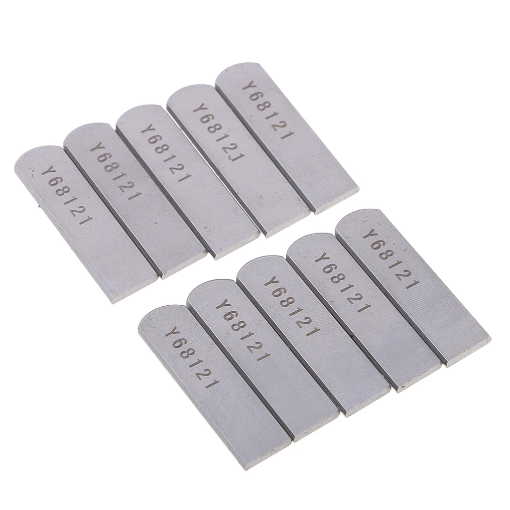 10Pcs Industrial Sewing Machine Overlock Knife Blade for Singer 14CG744 14CG754 14SH644 14SH654 14U555