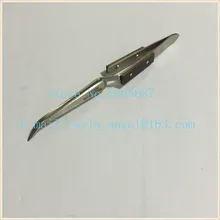 10 шт./лот драгоценный камень Пинцет ювелирные изделия алмазный инструмент из нержавеющей стали крест-замок Изогнутый пинцет держатель для драгоценных камней