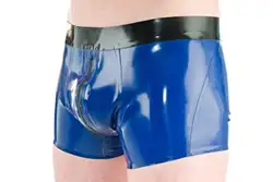 Сексуальные латексные трусы резиновые мужские шорты для бокса уникальное нижнее белье Клубная одежда