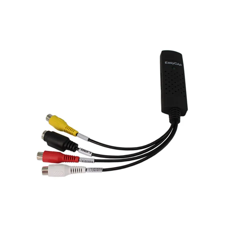 Wiistar USB 2,0 конвертер Easycap разъем видео захвата карты ТВ тюнер VCR DVD AV аудио для ПК/ноутбука Easycap видеозахвата