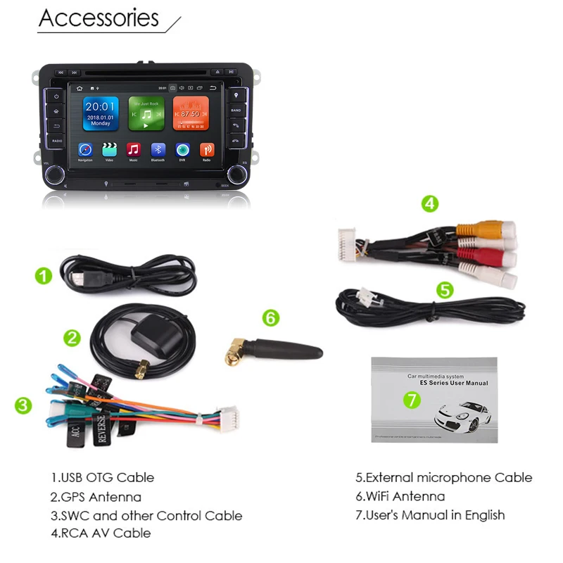 Sale KSAOTU 7" DAB+ 4G Android 8.0 Car DVD Player SD GPS for VW Golf Passat Jetta Polo Seat Leon 13 Sale KSAOTU 7" DAB+ 4G Android 8.0 Car DVD Player SD GPS for VW Golf Passat Jetta Polo Seat Leon 13