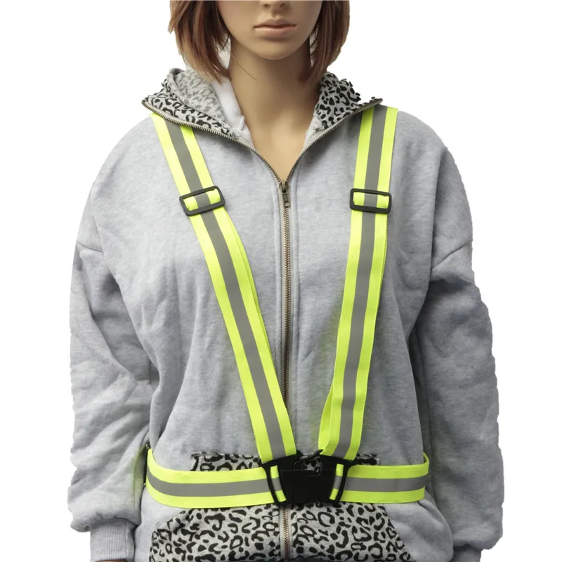Unisex Safety High Visibility reflection vest Waistcoat Outdoor Running