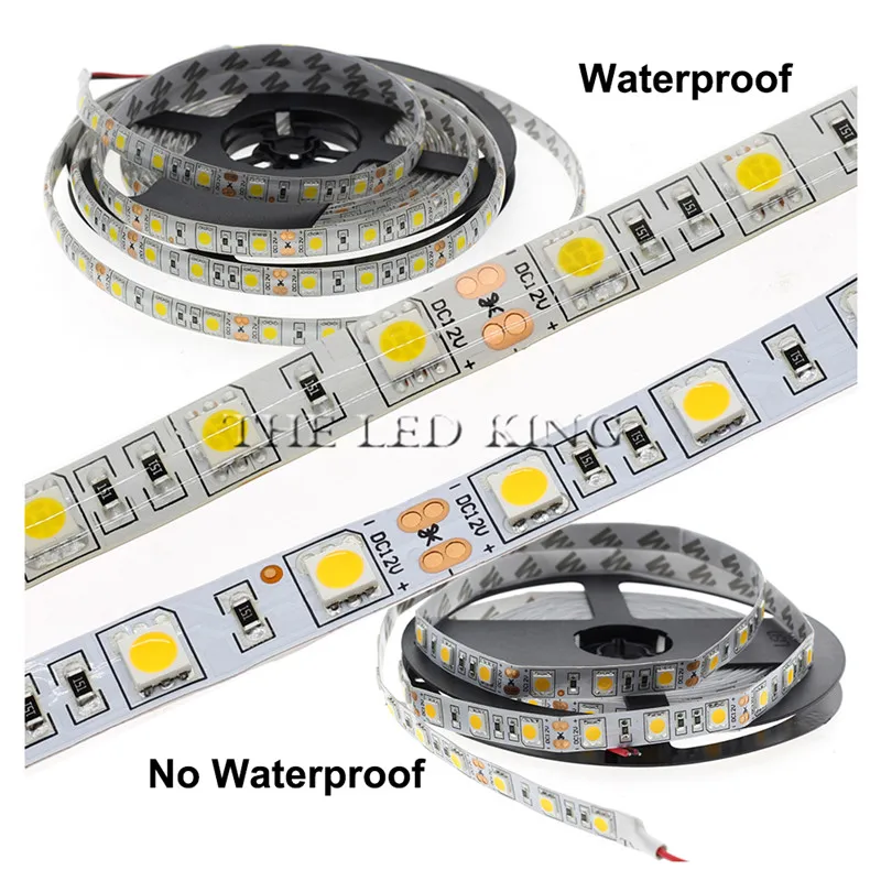

DC 12V Light LED Strip 5050 RGB RGBW RGBWW Led light 12 V 5 M 60LEDs/m Flexible Neon Tape Waterproof LED Lamp Strip TV Backlight