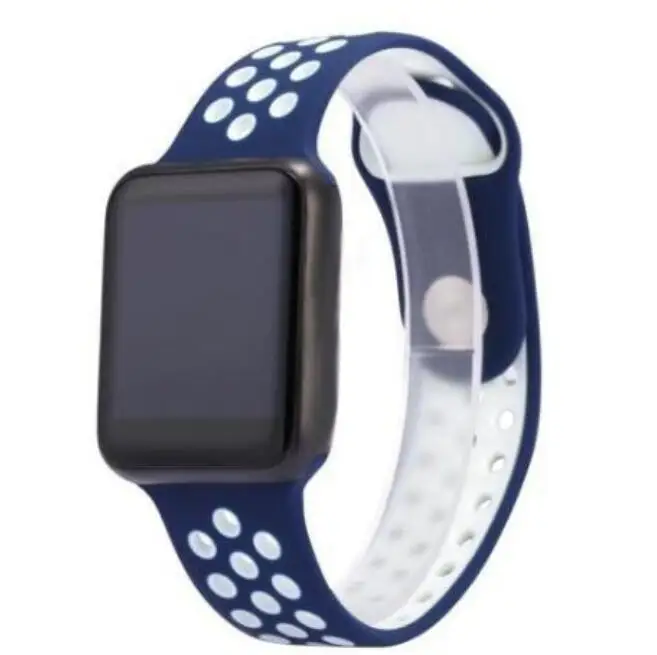 IWO 8 PLUS 44 мм часы 4 1:1 сердечный ритм чехол для смарт часов для apple iPhone Android телефон IWO 5 6 9 обновление не apple Watch - Цвет: NK BLUE