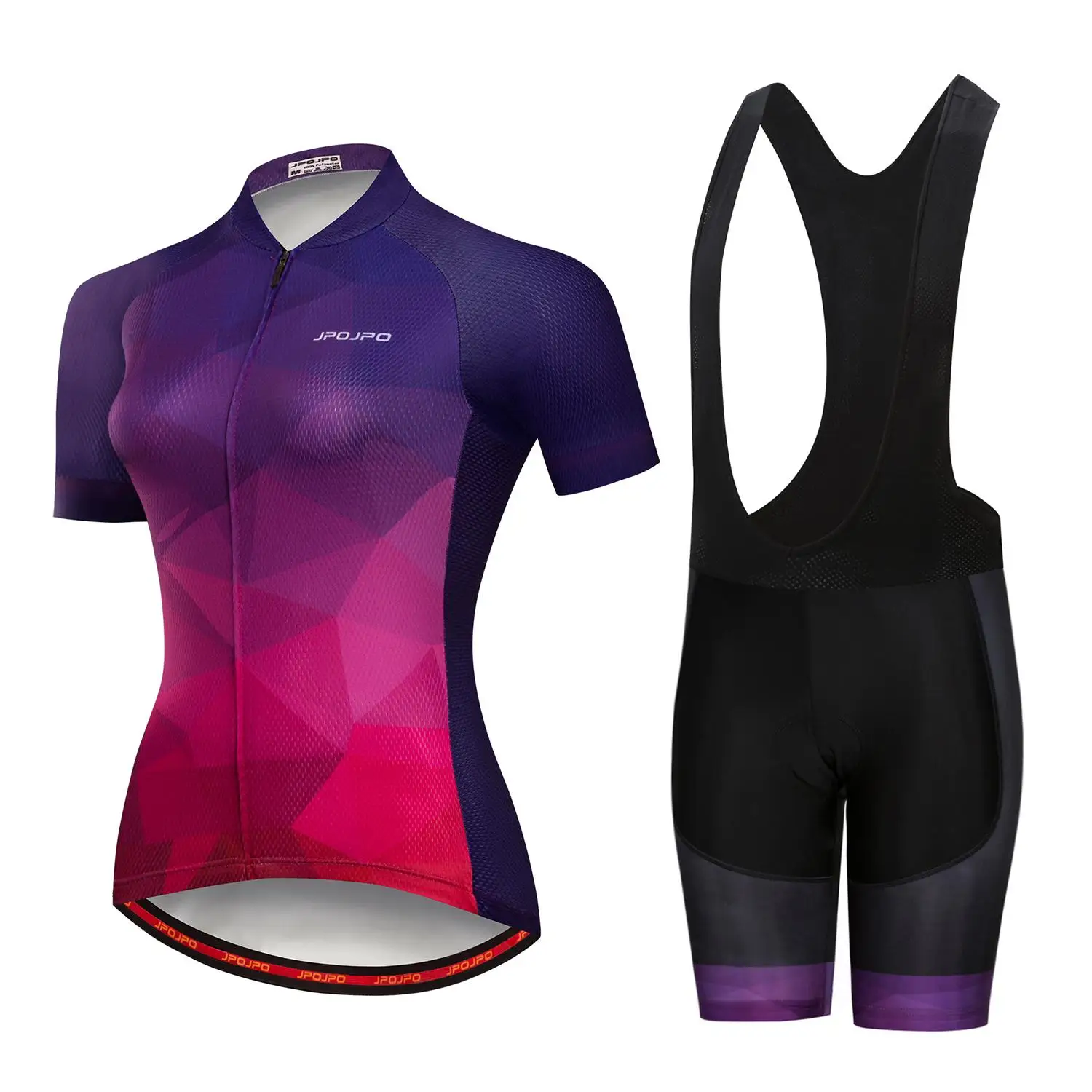 JPOJPO Summer Pro riding Team Women Cycling Jersey Set Bike Short