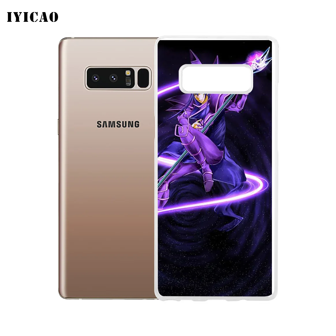 IYICAO Mago Negro Yu Gi Oh Мягкий силиконовый чехол для телефона Samsung A5 A6 Plus A7 A8 A9 J3 J5 J7 Note 8 9 TPU