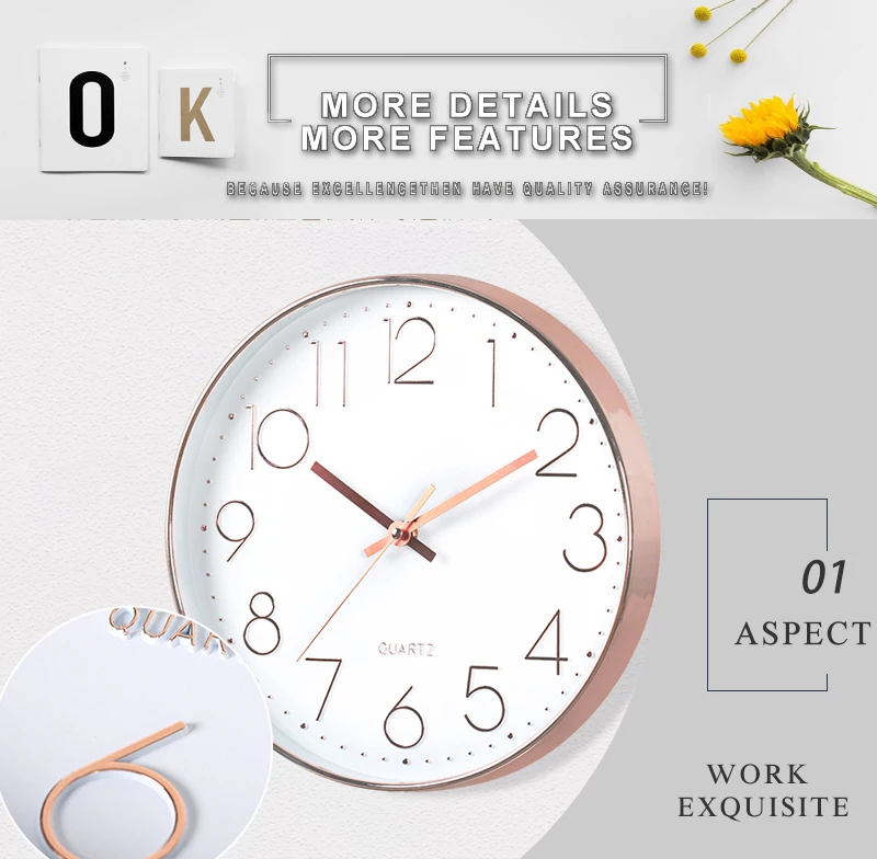 large digital wall clock large wall clock for living room (3)