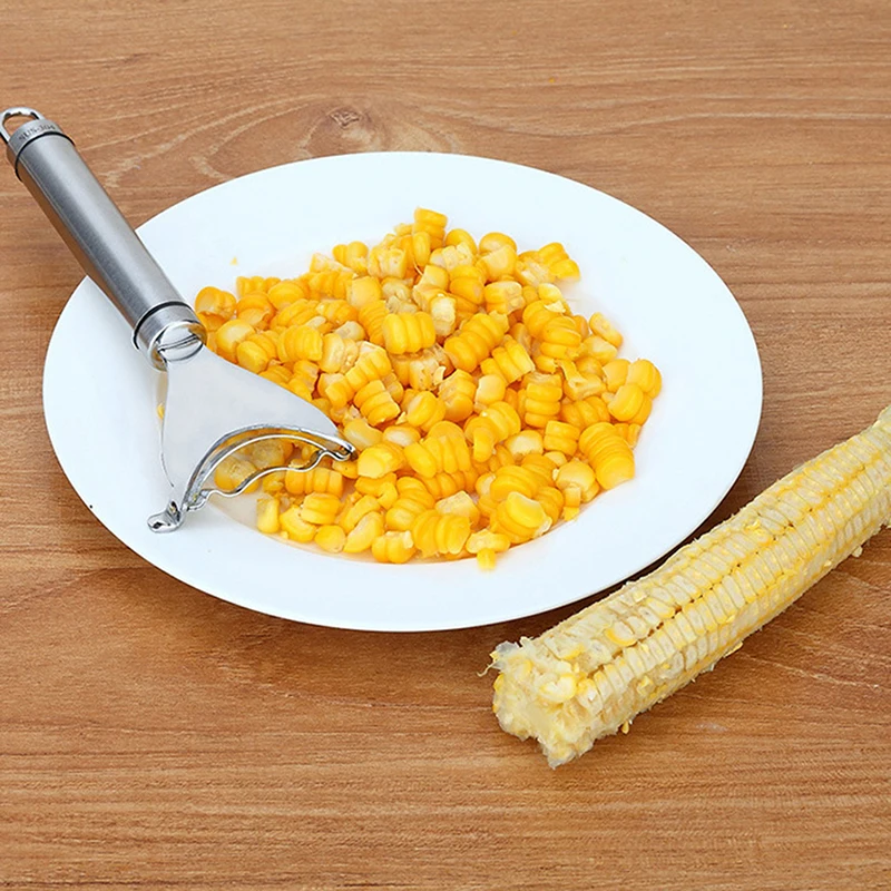 Stainless Steel Corn Peeler Premium Corn Cutter Cob Peeler Corn